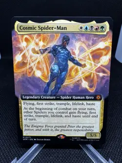MTG Cosmic Spider-Man 0271 Regular Extended Art Marvels Spider-Man - Image 1