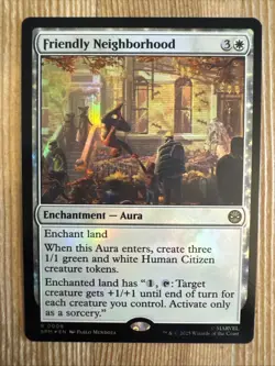 Friendly Neighborhood - Foil - Marvel's Spider-Man - SPM R 0008 - Image 1