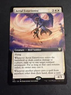 Aerial Extortionist Extended Streets of New Capenna Commander MTG LP - Image 1