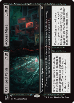 Cramped Vents / Access Maze Duskmourn: House of Horror Commander NM ABUGames - Image 1