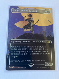 Haliya, Guided by Light (Borderless) Edge of Eternities Foil - Image 1