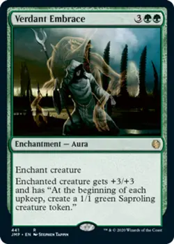 MTG-4x-Near Mint, English-Verdant Embrace-Jumpstart - Image 1