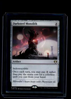 MTG Darksteel Monolith #743 Rare Commander Masters - Image 1