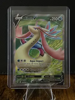 Pokemon Rebel Clash Milotic V Ultra Rare Full Art #179 Pack Fresh - Image 1
