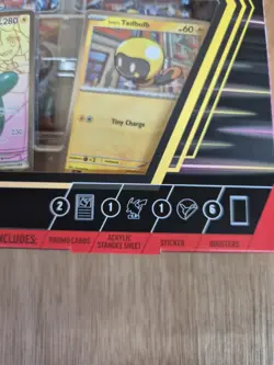 Pokemon Iono's Bellibolt EX Premium Collectors Box Full Art Promo and Boosters - Image 5
