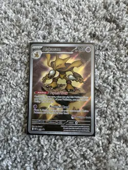 Pokemon Center stamped Alakazam Promo 009 Mega Evolutions - Image 1