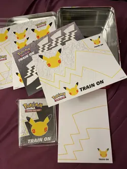 Pokemon Celebrations Collectors Chest Lunchbox 25th Anniversary no packs - Image 2