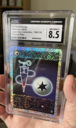 Pokemon TCG - CGC 8.5 Full Heal 100/110 Reverse Holo Legendary Collection PSA - Image 3