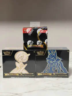 Pokemon Center Mega Evolution ETB Set and Enhanced Booster Box Sealed Ships ASAP - Image 1
