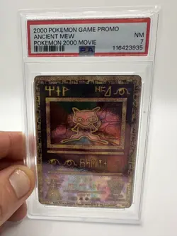 Ancient Mew | 2000 Pokemon Movie Promo | PSA NM 7 Rare Graded Holo - Image 1