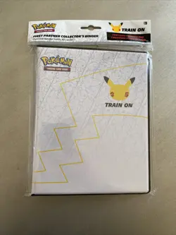 NEW Pokemon: 25th Anniversary First Partner Collector’s Binder SEALED Train On 820650809606 - Image 1