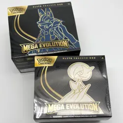 Pokemon Mega Evolution Mega Gardevoir & Lucario ETB Elite Trainer Box Set of 2 - Image 1