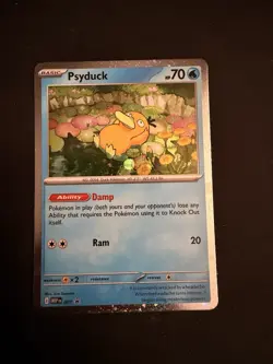 Pokemon TCG Psyduck MEP 007 Mega Evolution Blister Promo - Image 1