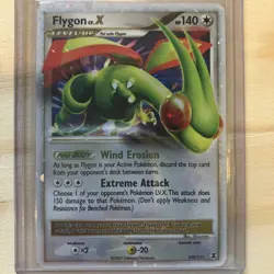 2009 Pokemon FLYGON LV.X #105/111 Rising Rivals Holo Ultra Rare | English - Image 1