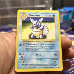 Pokemon Wartortle 42/102 WotC Base Set Shadowless Unlimited LP - Image 1