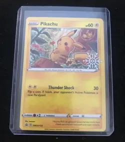 Pokemon TCG Pikachu SWSH153 Holo Promo Snowflake - Image 3
