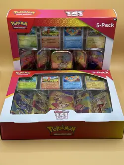Pokemon 151 Tins Two Box Set (10 Mini Tins) Costco Bundle Factory Sealed - Image 1