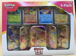 Pokemon 151 Tins Two Box Set (10 Mini Tins) Costco Bundle Factory Sealed - Image 3