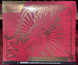 Pokemon Scarlet and Violet Elite Trainer Box ETB (Red) NEW Factory SEALED BOX - Image 1