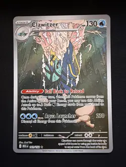 Clawitzer 141/132 Illustration Rare - ME01: Mega Evolution Pokemon TCG - NM - Image 1