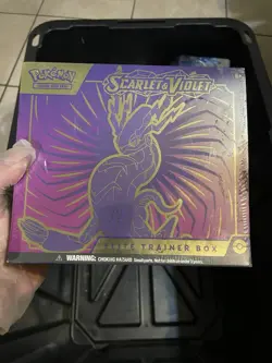 Pokemon Scarlet And Violet Elite Trainer Box Complete Sealed TCG Miraidon ETB - Image 1