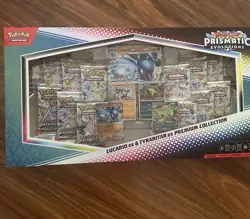 Pokemon Prismatic Evolutions Lucario EX & Tyranitar EX Premium Collection SEALED - Image 1