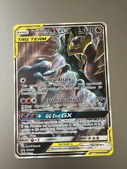 Pokemon Tag Team Garchomp and Giratina GX SM193 Alternate Art Promo Sun & Moon - Image 1