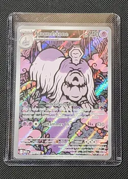 Pokemon TCG Houndstone 145/132 Illustration Rare Mega Evolution MINT/Near Mint - Image 1