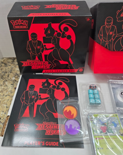 Pokemon Destined Rivals Elite Trainer Box (ETB) W/Promo and Extras NO Packs - Image 3