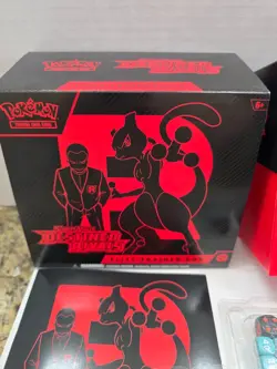 Pokemon Destined Rivals Elite Trainer Box (ETB) W/Promo and Extras NO Packs - Image 4