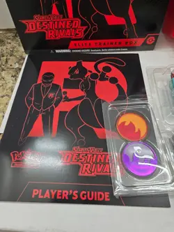 Pokemon Destined Rivals Elite Trainer Box (ETB) W/Promo and Extras NO Packs - Image 5