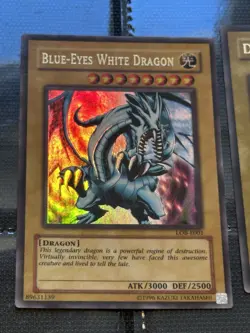 Yu-Gi-Oh! Blue-Eyes White Dragon LOB 001 Dark Magician SDY 006 Nm Bundle Of 2 OG - Image 5