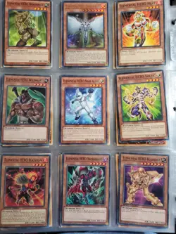 YuGiOh Elemental Hero Deck Collection. Flare wingman, thunder giant - Image 2