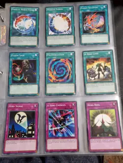 YuGiOh Elemental Hero Deck Collection. Flare wingman, thunder giant - Image 5
