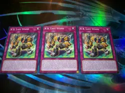 3x R.B. Last Stand 1st Edition Common DOOD-EN095 Yu-Gi-Oh! - Image 1