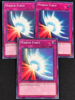 YUGIOH MIRROR FORCE DASA-EN059 1ST SUPER X3 NM - Image 1