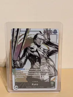 One Piece Card Game: Kuro Leader Custom Card Proxy Rare OP03-021 - Image 1