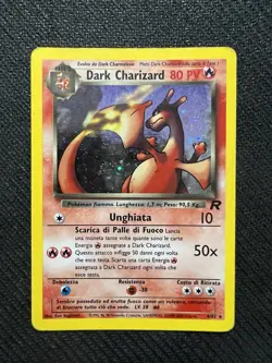 Pokemon Card Dark Charizard 4/82 Holo Rare Team Rocket ITA 2000 - Image 1