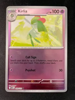Kirlia Reverse Holo Common 159/132 Mega Evolution Pokemon Card - Image 1