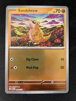 Sandshrew Reverse Common 068/132 Shinji Kanda Art Mega Evolution Pokemon Card - Image 1