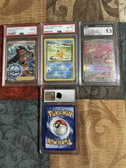 Pokemon Graded PSA/CGC lot Mew Ex, Nessa, Magikarp + FREE Mystery CGC 10 Card - Image 1
