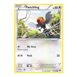 POKEMON CARD FLETCHLING 113/146 NO 661 TINY ROBIN POKEMON TCG CCG - Image 1