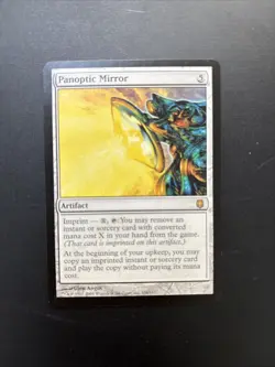 Magic the Gathering Panoptic Mirror Darksteel Card Lightly Played - Image 1