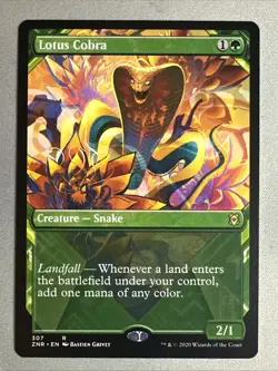MTG / Lotus Cobra / ZNR / #307 / Regular (Showcase) / Rare / NM - Image 1