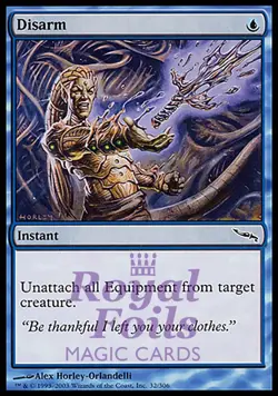 Disarm 4x FOIL MDN MTG Mirrodin Common MINT blue - Image 1