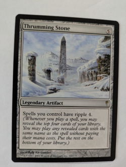 Thrumming Stone Coldsnap MTG NM Free shipping with tracking - Image 1