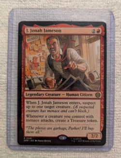 J. Jonah Jameson (081) MTG Marvel's Spider-Man (M/NM) - Image 1