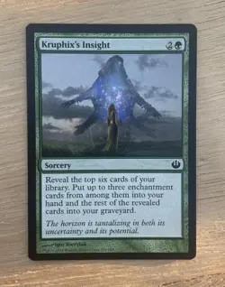 MTG Magic The Gathering Kruphix's Insight Journey Into Nyx 129 NM - Image 1