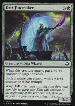 MTG Edge of Eternities - Drix Fatemaker - EOE 178 - Regular - Image 2