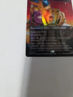🔥🔥SHIPS TODAY🔥🔥 Stunning Foil The Soul Stone NM Borderless Spider-Man MTG - Image 4